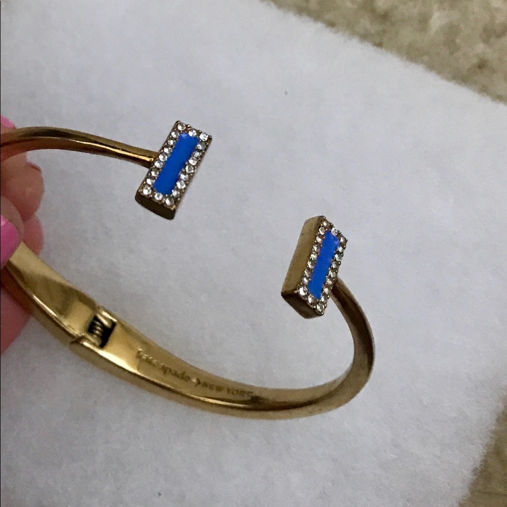 Kate Spade Blue Hinge Bangle